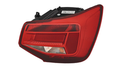 Stop spate lampa Audi Q2 (Ga), 10.2016-, partea Dreapta, tip bec P21W+PY21W+W16W; Omologare: ECE, VALEO