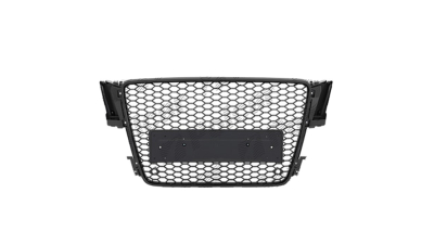 Grila masca fata AUDI A5/S5 (B8), 10.2011-08.2016,Negru stralucitor; fara emblema