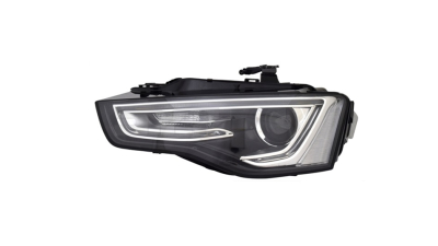 Far AUDI A5/S5 (B8), 05.2012-08.2016, partea Stanga, TYC, bi-xenon; cu 'lumina timp de zi' tip LED; D3S+PWY24W; electric; fara modul lumini de zi LED; fara bec descarcare; fara ballast; cu motor; xenon