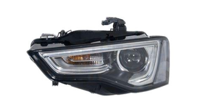 Far Audi A5/S5 (B8), 05.2012-2016, partea Stanga, electric, tip bec D3S+H7; bi-xenon, cu lumini de zi, cu motoras, cu lumini pt curbe, MAGNETI MARELLI