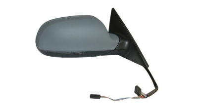 Oglinda usa exterioara Audi A5/S5 (B8), 10.2011-08.2016, partea Dreapta, reglare electrica; grunduit; incalzit; sticla convexa; 8 pini; cu lampa indicatoare LED, View Max