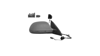 Oglinda usa exterioara Audi Q3 (8u), 06.2011-08.2018, partea Dreapta, reglare electrica; grunduit; incalzit; sticla asferica; geam cromat; rabatabil; memorie; 16 gauri / 10 pini; cu Lucas; cu functie de unghi mort, SRL