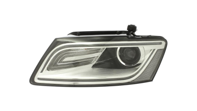Far Audi Q5 (8r), 06.2012-09.2016, partea Stanga, xenon; cu lumina timp de zi tip LED; D3S+LED+PY21W; electric; fara bec descarcare; fara ballast; cu motor, DEPO