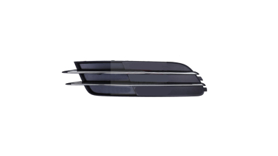 Grila bara fata Audi A6 (C7), 01.2011-06.2014, Dreapta, 4G0807682, 13E127-4 fara locas pentru proiectoare,insertie crom
