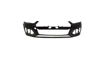 Bara fata Audi A5, 06.2016-, cu locas pt spalator si 2 gauri senzor parcare, cu capac carlig de remorcare; grunduit, Aftermarket