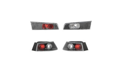 Set stopuri tuning ALFA ROMEO 145 (930), 07.1994-12.2000, Taiwan, partea stanga+dreapta, negru, transparent;