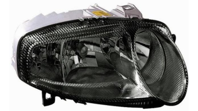Far Alfa Romeo 147 (937) 10.2000-10.2004 electric , tip bec H1+H7+H7 , fara motoras, omologare ECE , rama reflector negru, 60698927, Stanga