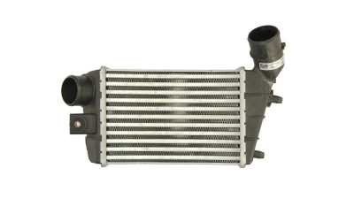 Intercooler Alfa Romeo 147, 04.2001-08.2005, motor 1.9 JTDm 85kw, GT, 11.2003-2010, motor 1.9 JTDm 110kw, diesel, cutie manuala, cu/fara AC, aluminiu brazat/plastic, 240x172x65 mm, Behr/Hella, 