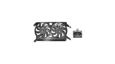 GMV radiator electroventilator Alfa Romeo 147, 2000-2010, 164, 1987-1997, Gt, 2004-2010, 156 (932) 1997-2005, Benzina/Diesel,  2x315W;2x280mm , Aftermarket