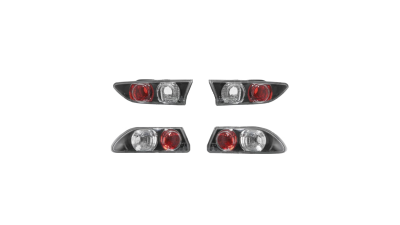 Set stopuri tuning ALFA ROMEO 156 (932), 11.1997-08.2003, Taiwan, partea stanga+dreapta, negru, transparent;