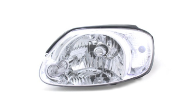 Far Hyundai Accent Sedan/Hatchback 08.2002-08.2006 DEPO partea Stanga partea Stanga cu bec h4, semnalizator alb