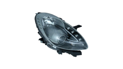 Far Alfa Romeo Giulietta (940), 05.2010-, fata, Dreapta, cu daytime running light; H1+H7+LED; electric; rama argintie; cu motor, DEPO