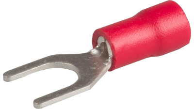 Papuci electrici izolati, rosu furca, 4,3 mm, lungime 19,60 mm, crimpat, 016, 10 terminale la blister Carpoint