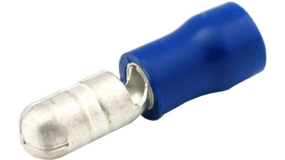 Papuci electrici izolati, tata, albastru Rotund, 4,96 mm, lungime 20,70 mm, crimpat, 550, 10 buc. la blister Carpoint
