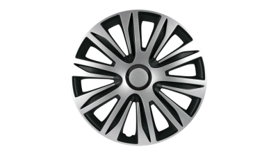 Set capace roti 16 Inch Nardo, negru si argintiu