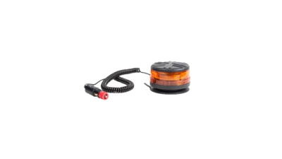 Girofar auto Automax 12V/ 24V, orange cu bec LED, fixare magnetica, 45 Led-uri