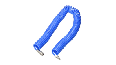 Furtun spiralat aer comprimat 5 metri, diametru 5/8 mm