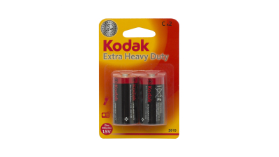 Set 2 baterii tip.r14 kodak zinc extra heavy duty, 1 set, 18807-2