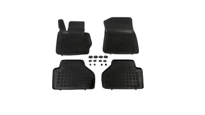 Set covorase auto din cauciuc BMW X3 , (F25) dupa 11.2010-04.2014 , presuri tip tavita marca Rezaw Plast