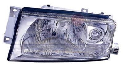 Far Skoda Octavia 1 2000-2011 model 1U2/1U5 Sedan/Hatchback/Combi/Tour , partea Stanga fara lampa ceata 1U1941017N, tip bec H4, electric, fara motoras, DEPO