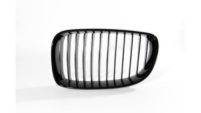 Grila radiator Bmw Seria 1 (E81/E82/E87/E88), 2007-10.2013, stanga, negru, 51710441921, 200105-5