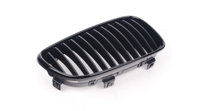 Grila radiator Bmw Seria 1 (E81/E82/E87/E88), 2007-10.2013, dreapta, negru, 51710441920, 200105-6