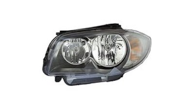 Far Bmw Seria 1 (E81/E82/E87/E88), 03.2009-10.13, electric , tip bec H7+H7 , are motoras, are bec, omologare ECE, 63 11 7 249 649; 63117249649, Stanga