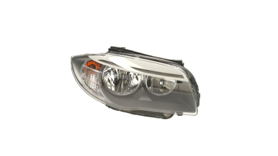 Far BMW Seria 1 (E81/E82/E87/E88), 03.2011-10.2013, partea Dreapta, electric, tip bec H7+H7; cu motoras, cu becuri, Valeo
