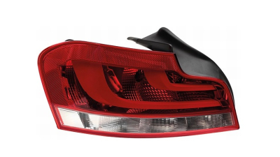 Stop spate lampa Bmw 1 (E82/E88), 03.2011-10.2013 Cabriolet/Coupe, partea Stanga, tip bec H21W+P21W+PY21W+W16W; fumuriu; cu locas bec; Omologare: ECE, HELLA