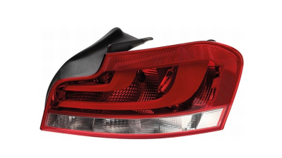 Stop spate lampa Bmw 1 (E82/E88), 03.2011-10.2013 Cabriolet/Coupe, partea Dreapta, tip bec H21W+P21W+PY21W+W16W; fumuriu; cu locas bec; Omologare: ECE, HELLA