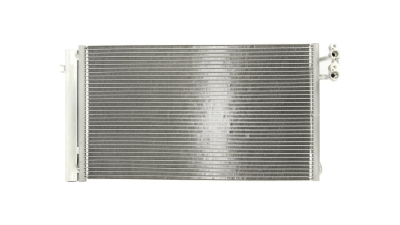 Condensator climatizare BMW Seria 1 E87, 11.2003-09.2012, motor 2.0 d, 90 kw diesel, 118d; cutie manuala, full aluminiu brazat, 620(580)x338x16 mm, cu uscator si filtru integrat
