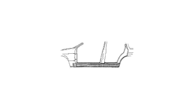 Prag Bmw Seria 3 (E30) 9.1982-04.1994-; partea Dreapta 41351935898, cu 2usi, prag din metal