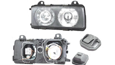 Far Bmw Seria 3 (E36), 12.1990-12.1994 (Fara Compact), fata, Dreapta, H1+H1+W5W; manual/electric; fara motoras, DEPO
