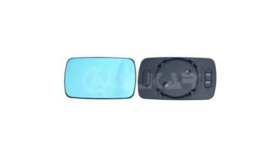 Geam oglinda Bmw Seria 3 (E36) 12.1990-03.2000 , Seria 5 (E34), 1992-06.1996 partea stanga Best Auto Vest Albastra Asferica Cu incalzire