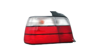 Stop spate lampa BMW Seria 3 E36, 12.1990-03.2000 model Sedan, partea Stanga, semnalizare alba, fara suport becuri, pentru modele cu sistem de control, Depo