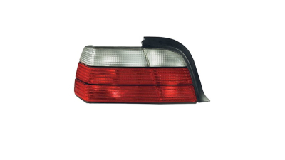 Stop spate lampa BMW Seria 3 (E36), 12.1990-03.2000 Coupe/ Cabrio, partea dreapta, semnalizari albe, fara suport becuri, cu check control, Depo