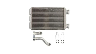 Radiator Incalzire BMW Seria 3 E36, 03.1994-05.2001, motor 1.6, 1.8; 1.9 benzina, 1.7 tds, diesel, cu AC, cu tevi; Compact, aluminiu brazat/aluminiu, 205x144x32 mm, SRLine
