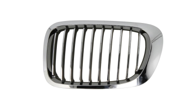Grila radiator Bmw Seria 3 (E46), Coupe/Cabrio, 05.1999-03.2003, stanga, crom/crom/negru, 51138208685, 200805-5