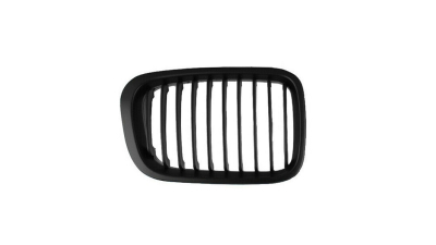 Grila masca radiator Bmw Seria 3 (E46), Sedan/Combi, 06.1998-09.2001, Fata, partea Dreapta, negru/negru, Aftermarket