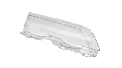 Dispersor sticla far Bmw Seria 3 (E46), Sedan/Combi, 06.1998-09.2001, partea Dreapta, Fata , fara garnitura, din plastic, Taiwan