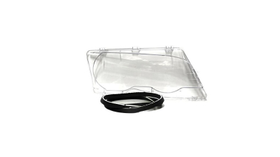 Dispersor far, geam BMW Seria 3 (E46), COUPE/CABRIO, 05.1999-03.2003, DEPO, fata, partea dreapta, din plastic; cu garnitura;