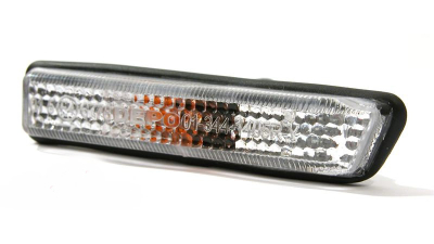 Lampa semnalizare aripa Bmw Seria 3 (E36) 12.1996-03.2000, Bmw X5 (E53) 01.1999-10.2006 , partea Fata Stanga+Dreapta, Alb; Taiwan Fara Suport Becuri, 63132492179; 63137164491