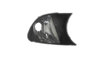 Lampa semnalizare fata Bmw Seria 3 (E46) Coupe/Cabrio, Tuning 05.2001-03.2003, Stanga+ Dreapta, omologare ECE, set 2 bucati, culoare fumuriu, cu suport becuri Depo, 