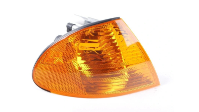 Lampa semnalizare fata BMW Seria 3 E46 Sedan/Combi 06.1998-09.2001, partea Dreapta, portocalie, cu suport becuri, Depo