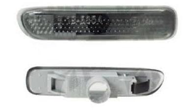 Lampa semnalizare aripa Bmw Seria 3 (E46), Coupe/Cabrio, 05.99-03.03, Bmw Seria 3 (E46), Sedan/Combi, 06.98-09.2001, Bmw Seria 3 (E46/5), Compact, 03.00-12.2004, fumuriu, fara suport bec, omologare ECE, tuning, Dreapta