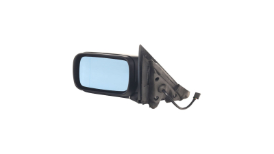 Oglinda exterioara Bmw Seria 3 (E46) Sedan , Combi 06.1998-06.2005 partea stanga Best Auto Vest Albastra Asferica Carcasa negra