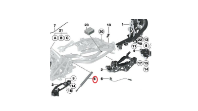 Amortizor softtop BMW Seria 3 (E46), CABRIO 05.1999-09.2006, Z4 (E89), 05.2009-; pentru plafon cu deschidere automata, lungime/cursa/forta: 285mm/100mm/800N, echilibror pavilion soft top 1 buc. 1002092 54377212634