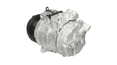 Compresor aer conditionat BMW Seria 3 E46, 1998-2006, motorizare 318Ci; 2.0, benzina; 320i/Ci; 2.2 R6, benzina, rola curea 110 mm, 4 caneluri, de tip Denso: 7SBU16C