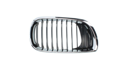 Grila radiator Bmw Seria 3 (E46), Sedan/Combi,10.2001-06.2005, dreapta, crom/negru, 51137030546, 200905-6