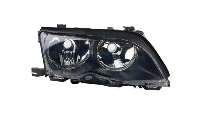 Far Bmw Seria 3 (E46), Sedan/Combi, 10.2001-06.2005, fata, Dreapta, ZKW type, H7+H7+W5W; electric; rama neagra; cu motor, AL (Automotive Lighting)